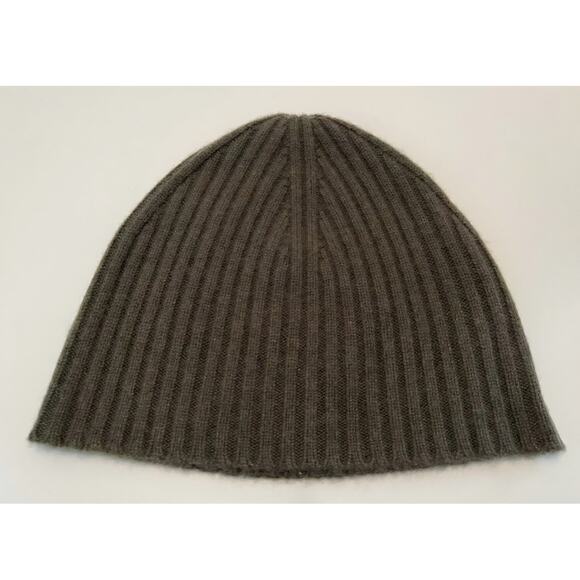 brand new naked 100% cashmere green beanie size M/L - Picture 1 of 4